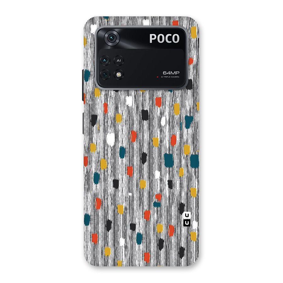 Single Paint Pattern Back Case for Poco M4 Pro 4G