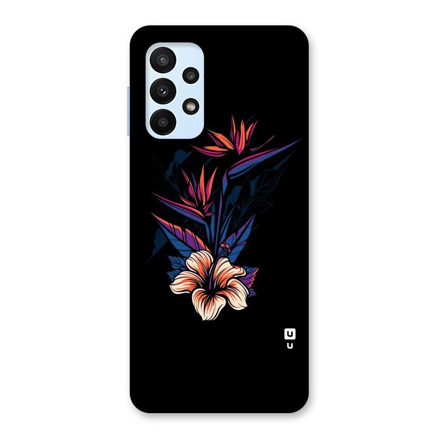Single Painted Flower Back Case for Galaxy A23