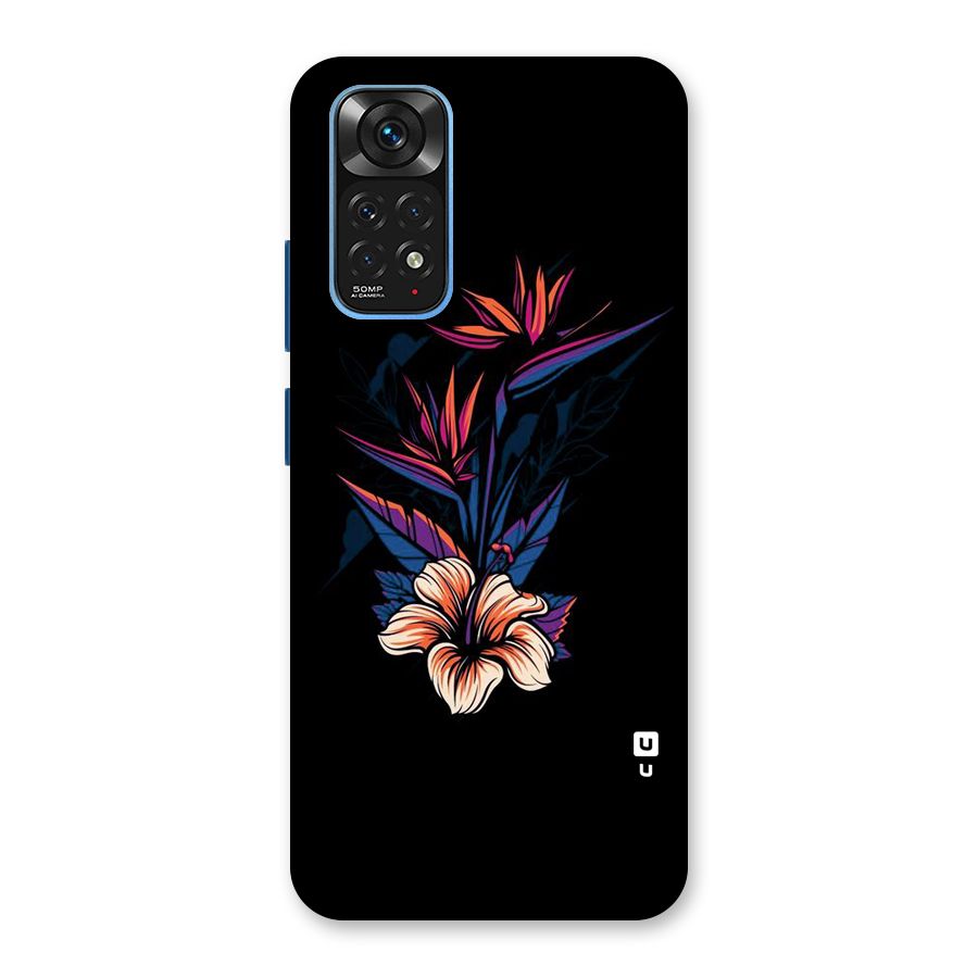 Single Painted Flower Back Case for Redmi Note 11S