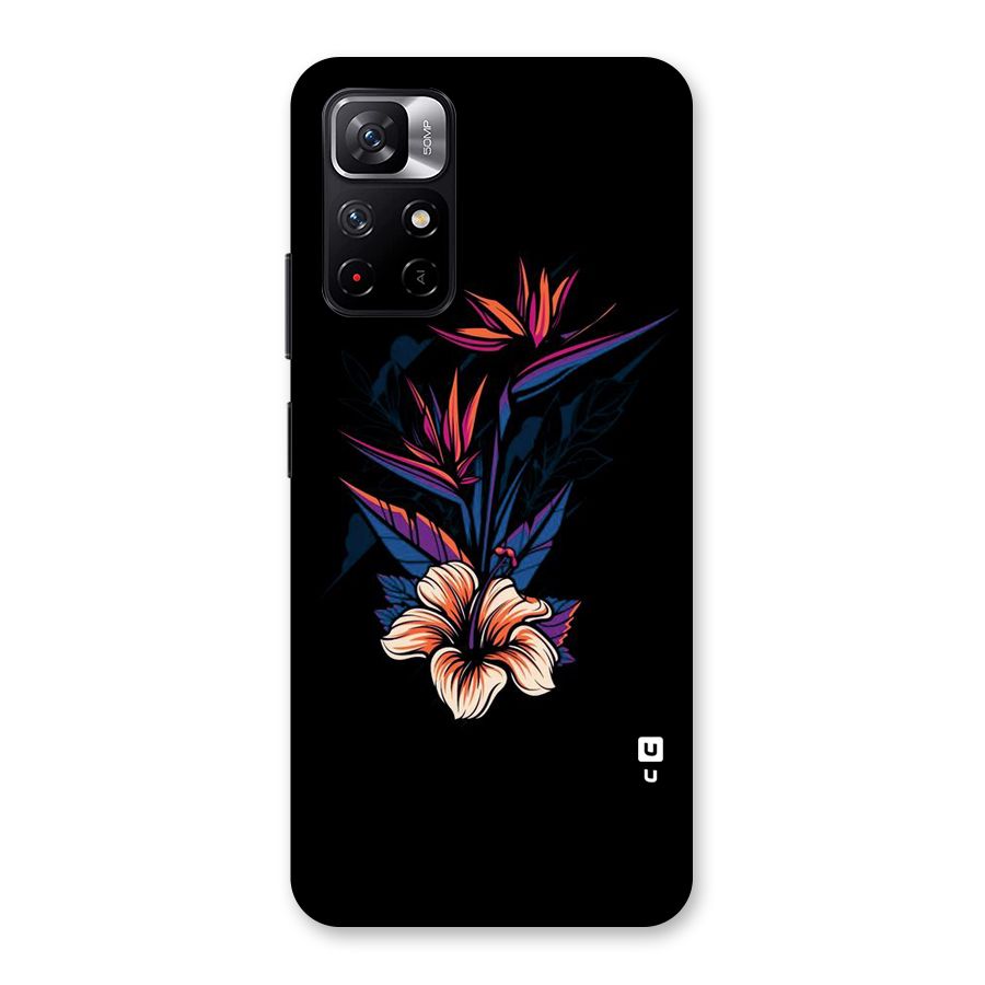 Single Painted Flower Back Case for Redmi Note 11T 5G