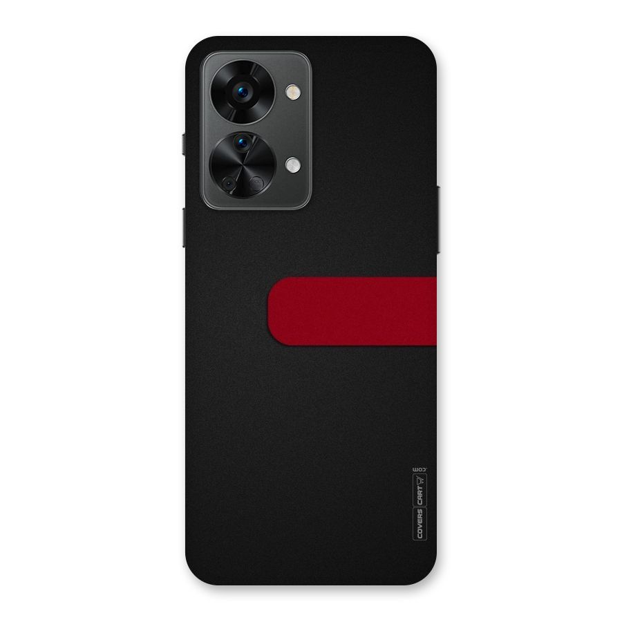Single Red Stripe Back Case for OnePlus Nord 2T