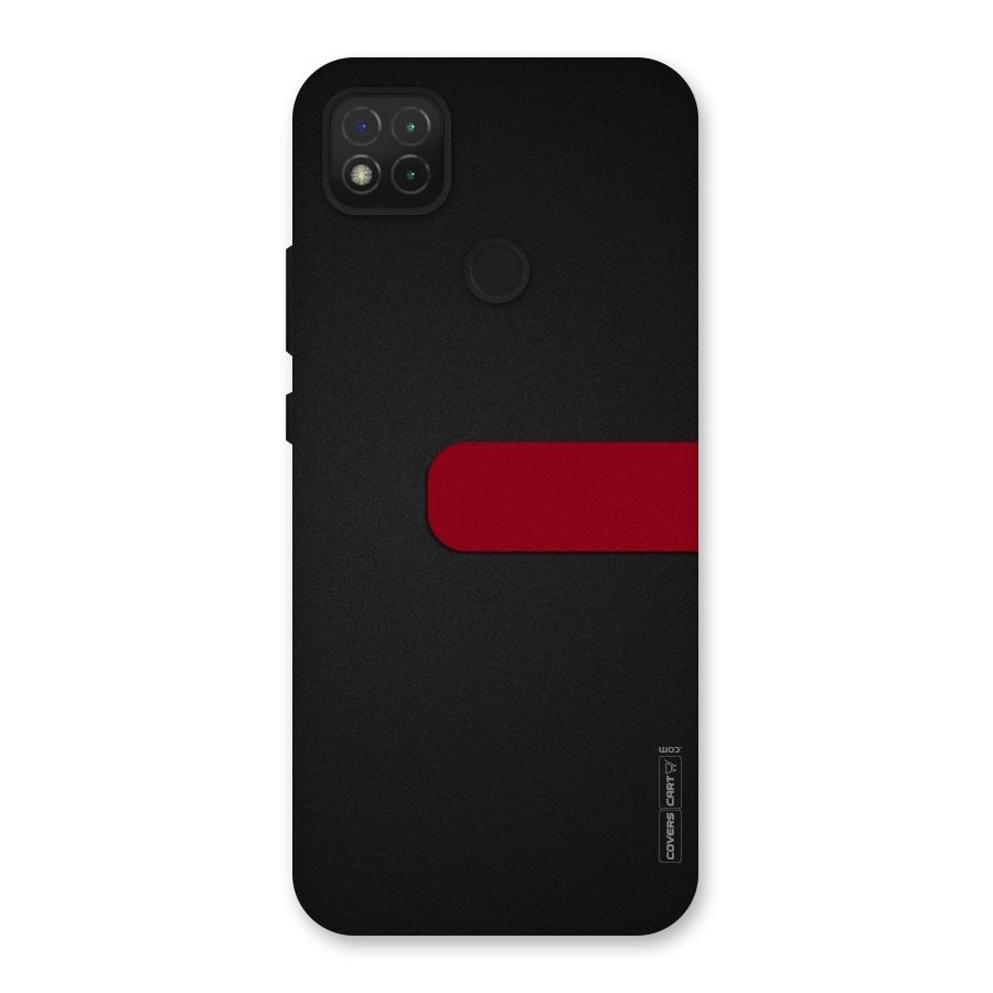 Single Red Stripe Back Case for Redmi 9 Activ