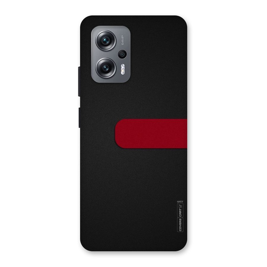 Single Red Stripe Back Case for Redmi K50i