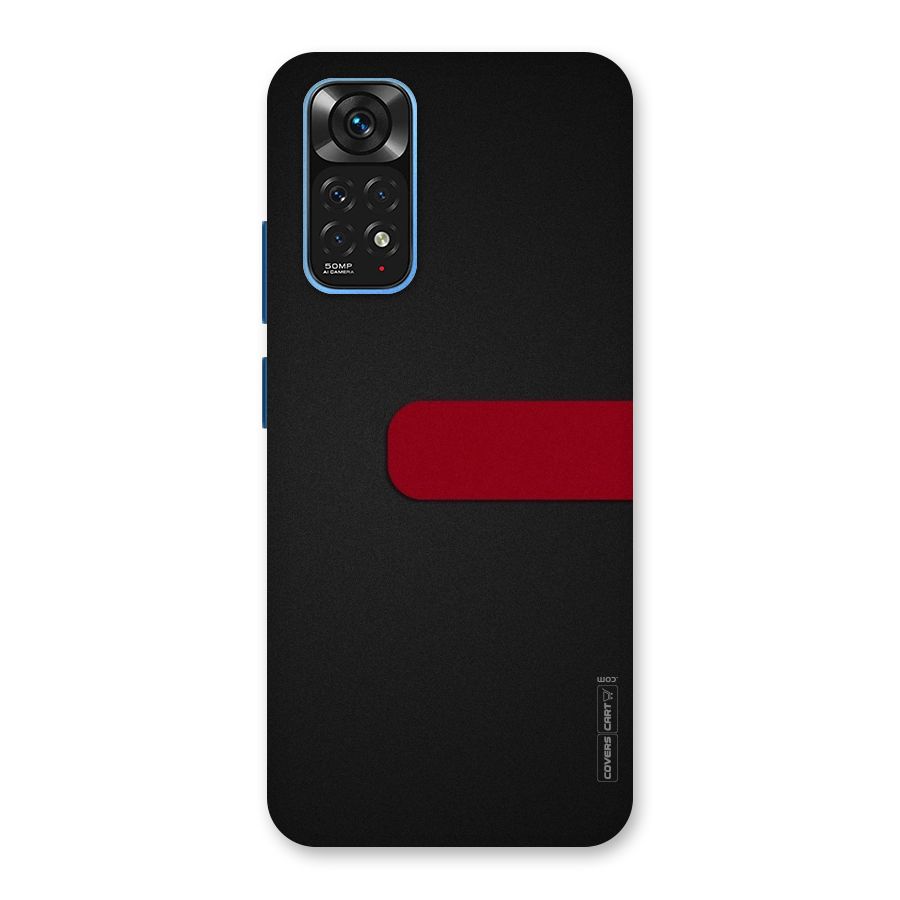 Single Red Stripe Back Case for Redmi Note 11S