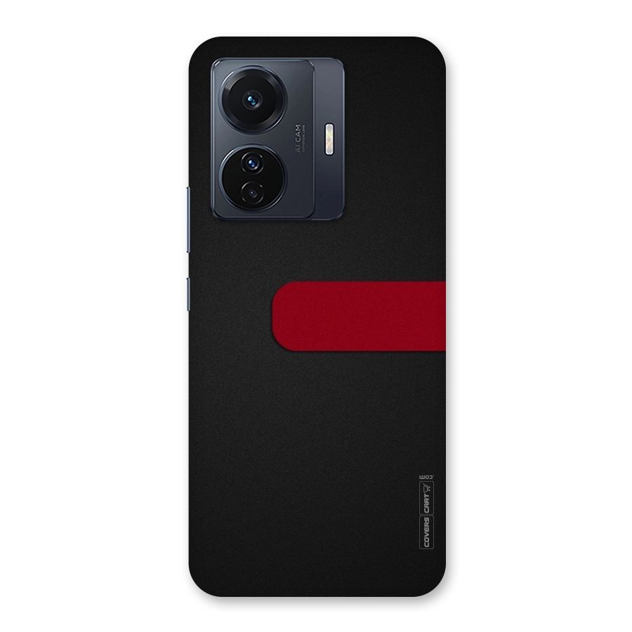 Single Red Stripe Back Case for Vivo T1 Pro