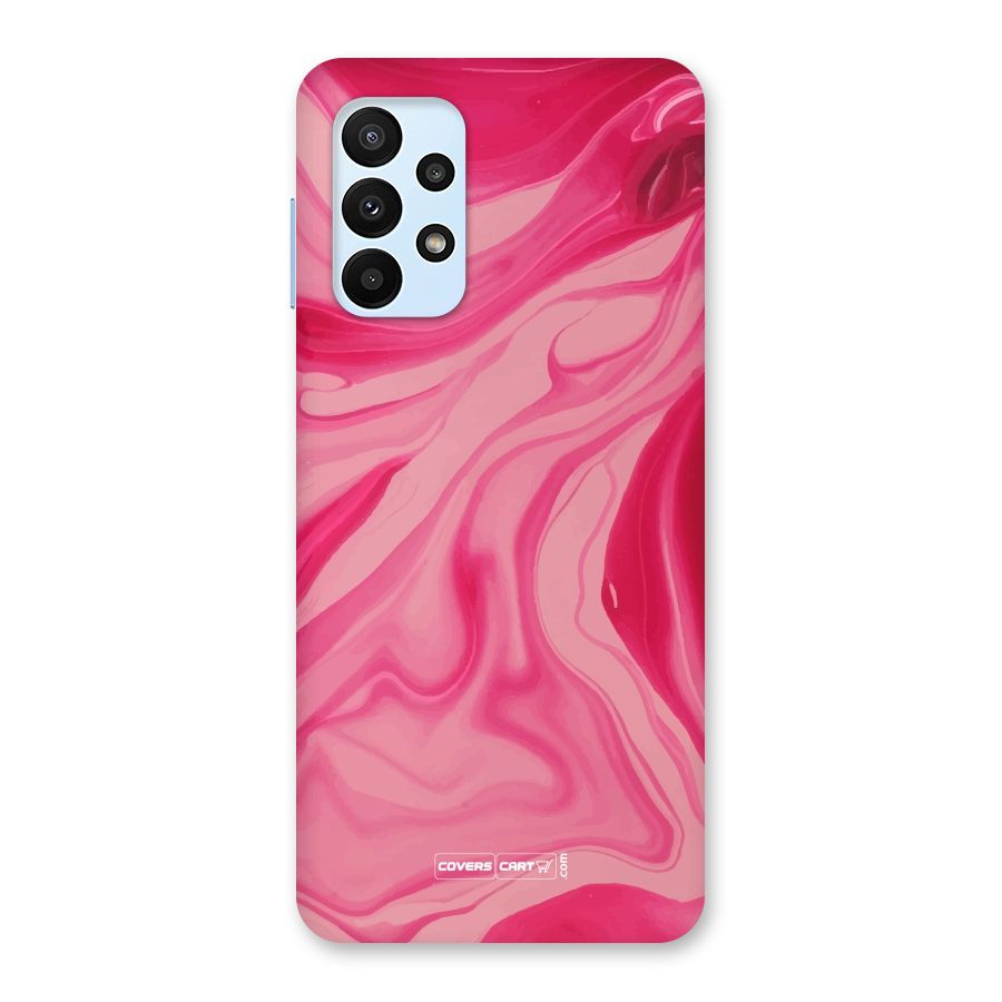 Sizzling Pink Marble Texture Back Case for Galaxy A23