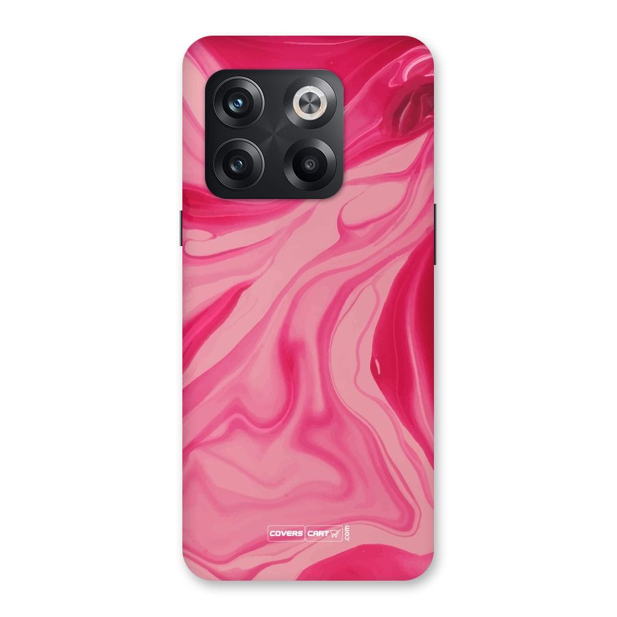 Sizzling Pink Marble Texture Back Case for OnePlus 10T