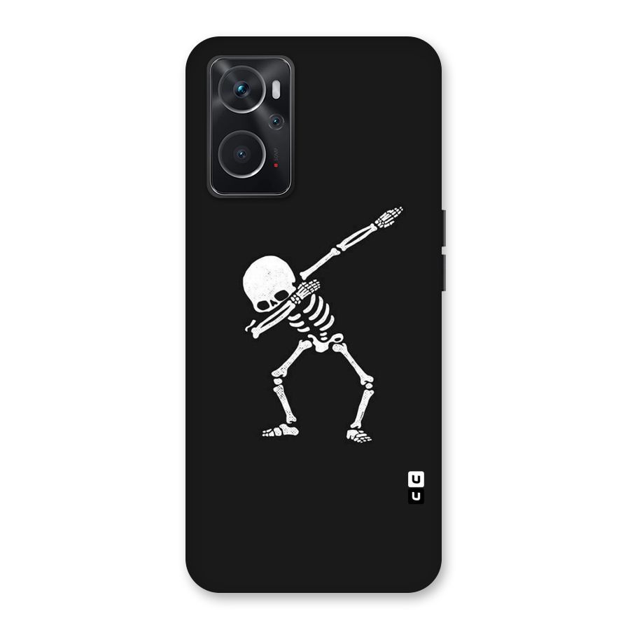 Skeleton Dab White Back Case for Oppo K10 4G