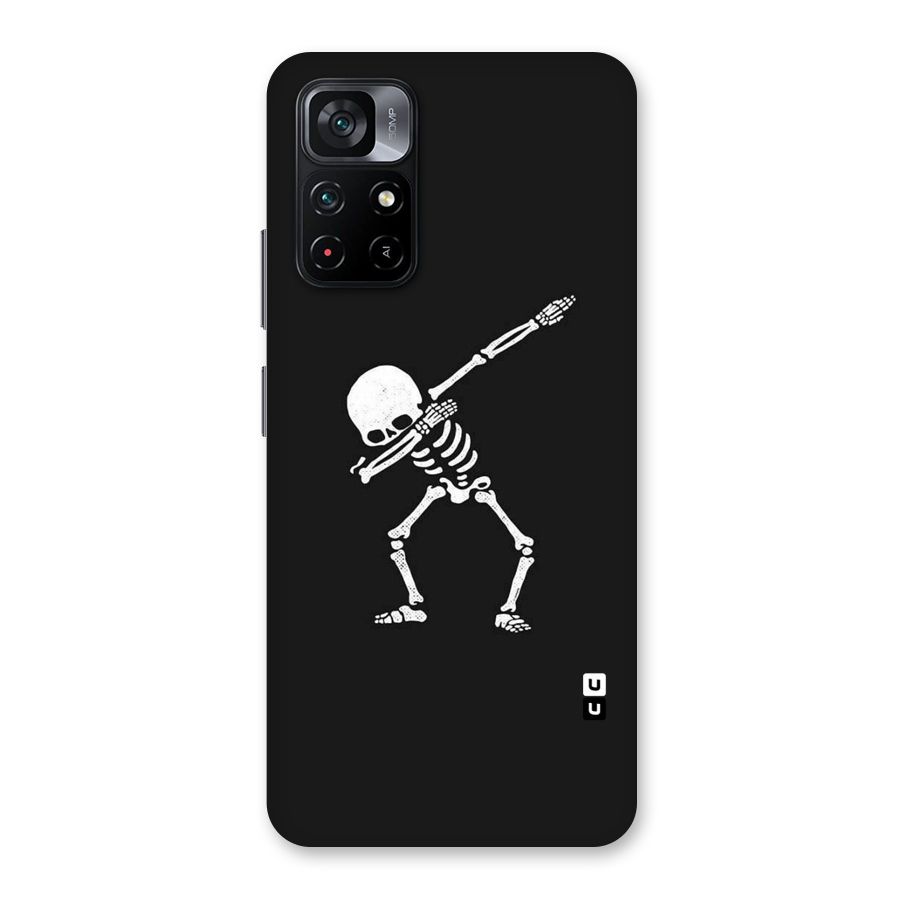 Skeleton Dab White Back Case for Poco M4 Pro 5G