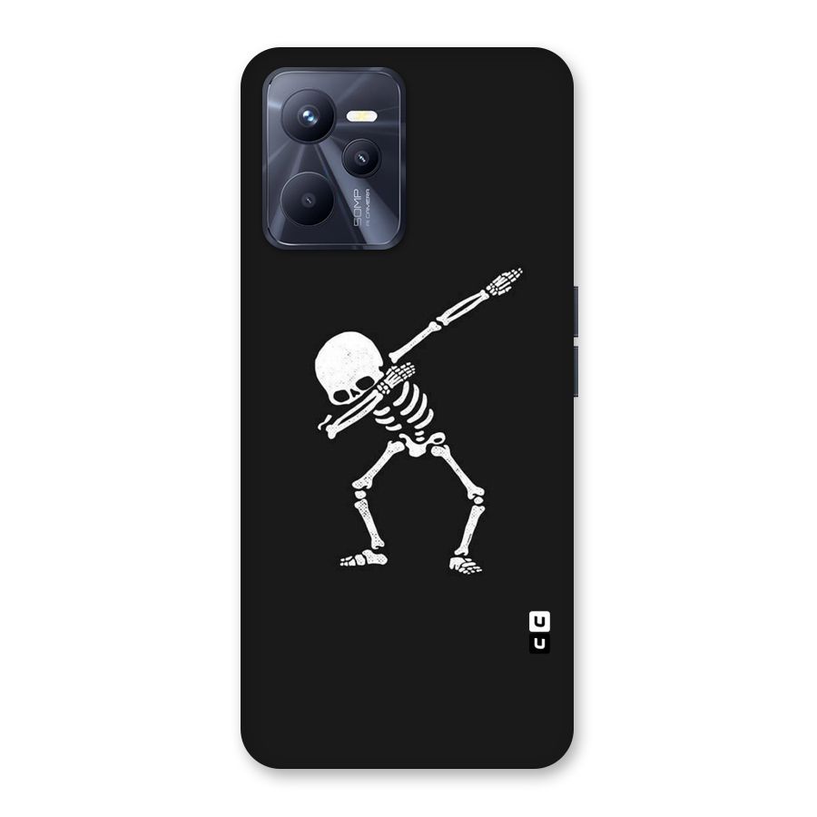 Skeleton Dab White Back Case for Realme C35
