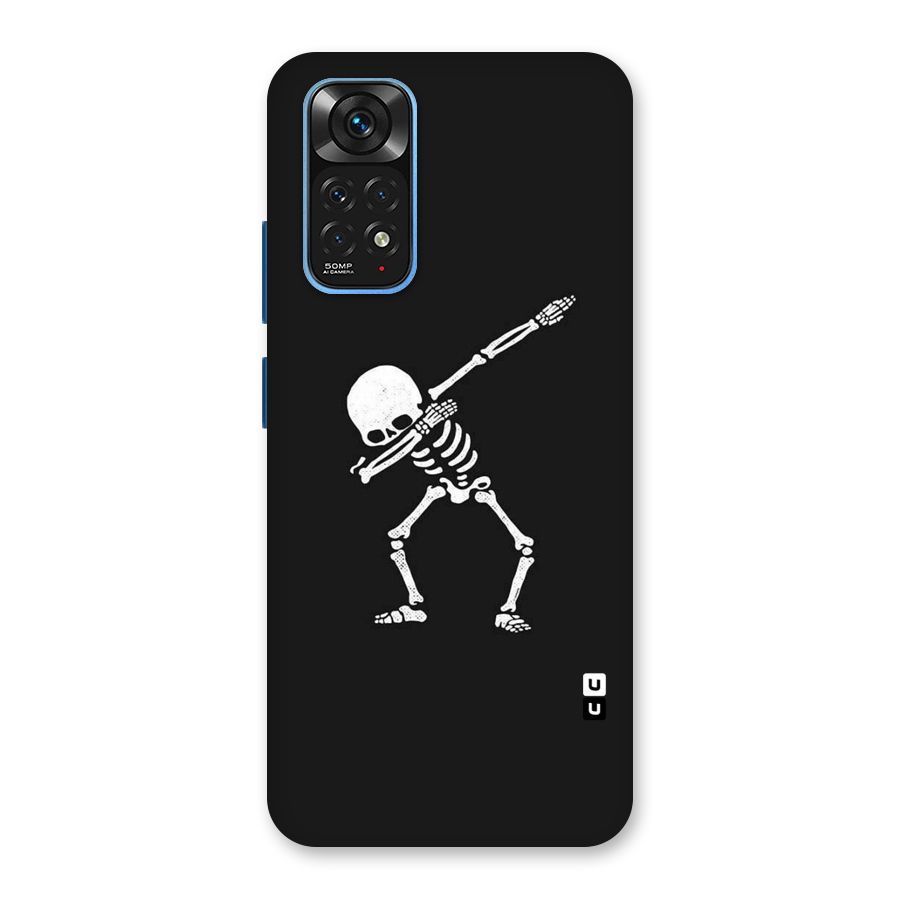 Skeleton Dab White Back Case for Redmi Note 11S
