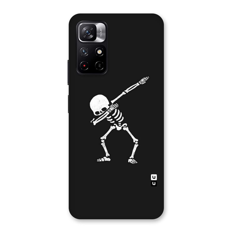 Skeleton Dab White Back Case for Redmi Note 11T 5G