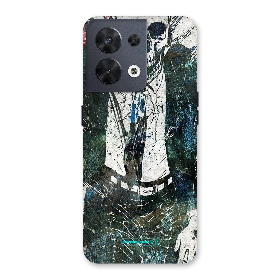 Skeleton in a Suit Back Case for Oppo Reno8 5G