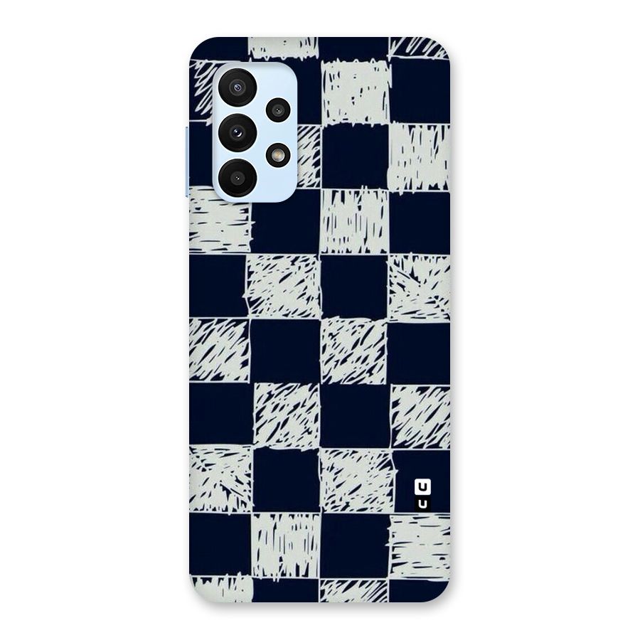 Sketchy Check Design Back Case for Galaxy A23