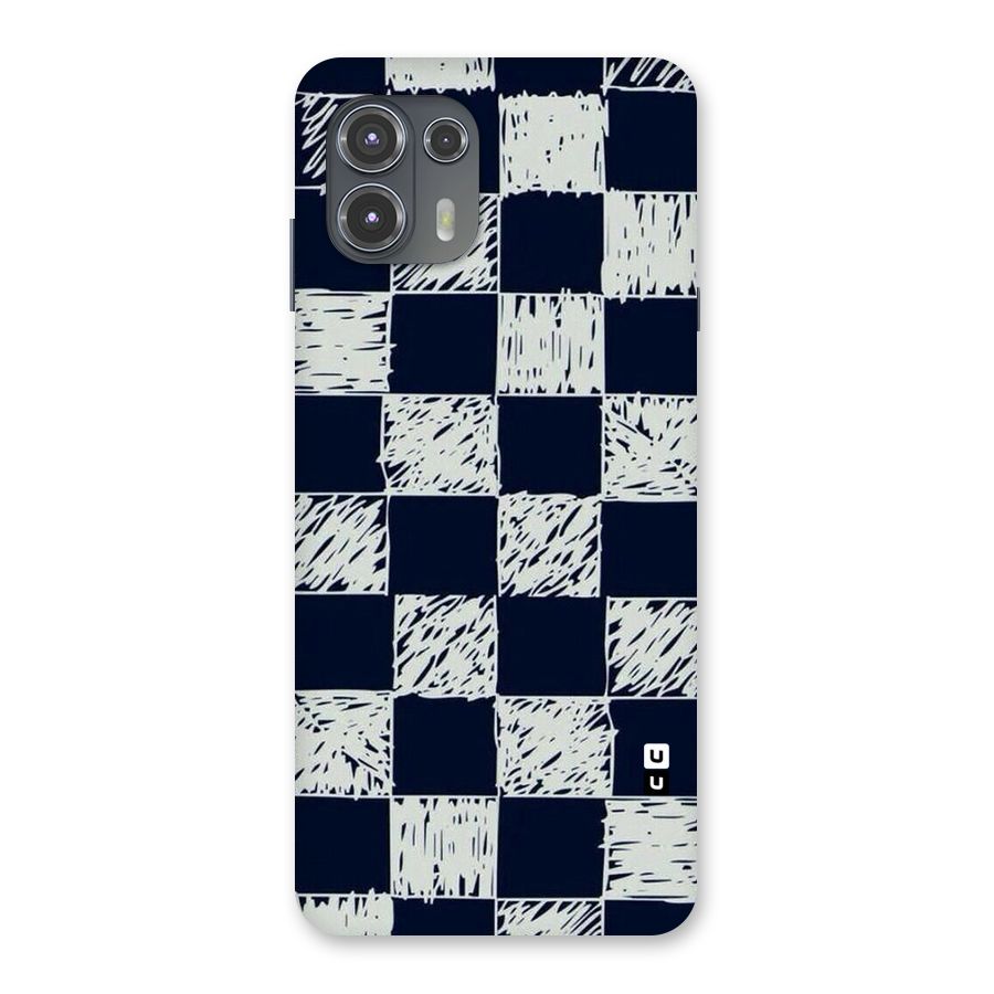Sketchy Check Design Back Case for Motorola Edge 20 Fusion
