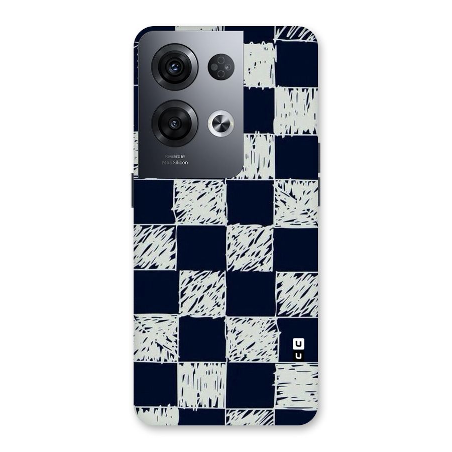 Sketchy Check Design Back Case for Oppo Reno8 Pro 5G