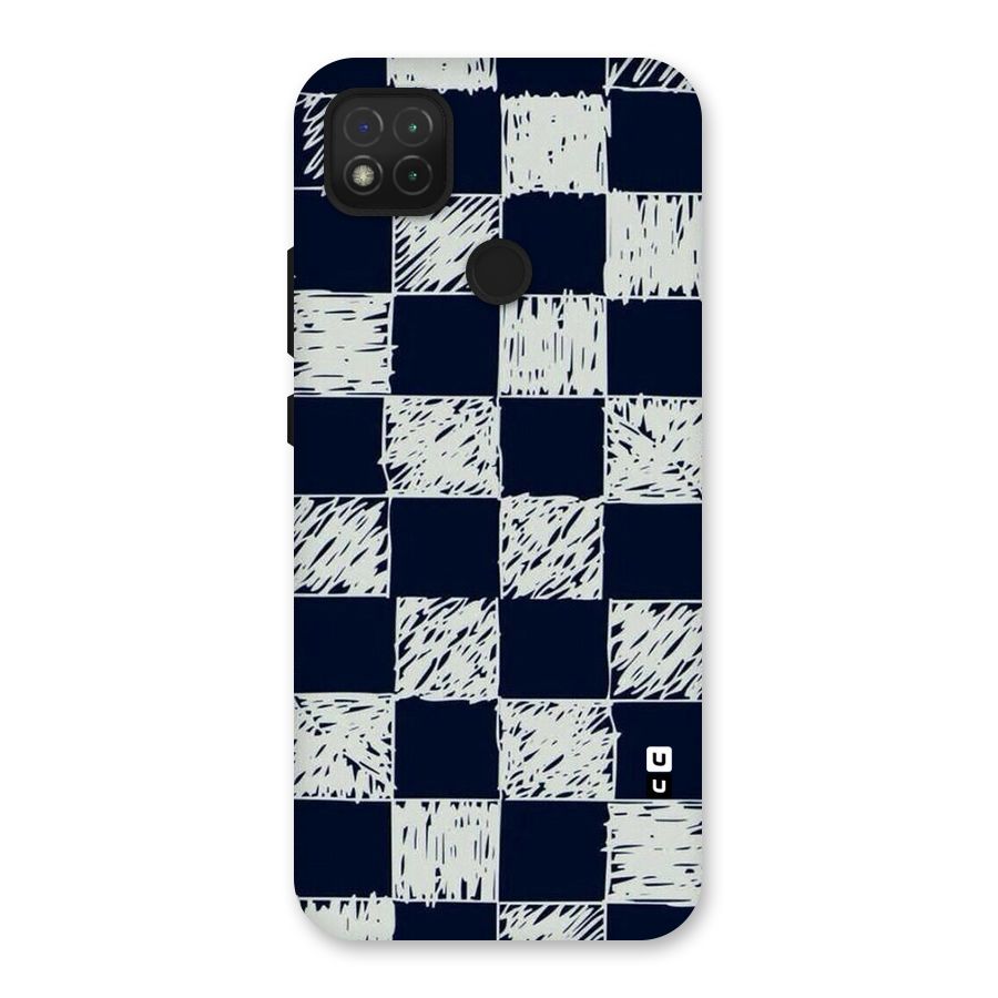 Sketchy Check Design Back Case for Redmi 9 Activ