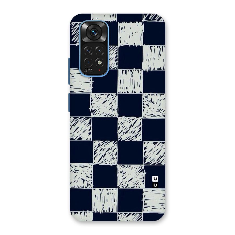 Sketchy Check Design Back Case for Redmi Note 11S