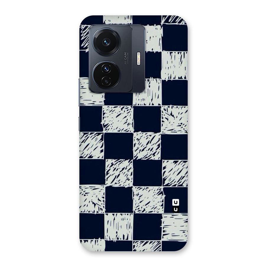 Sketchy Check Design Back Case for Vivo T1 Pro