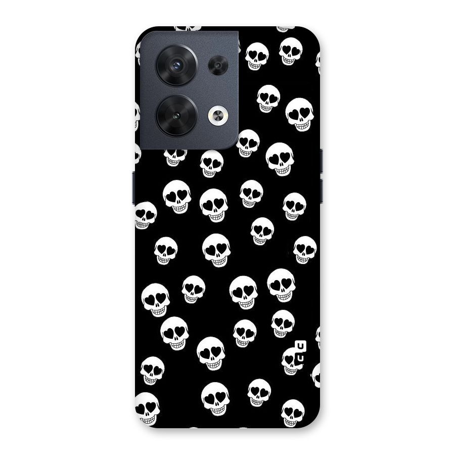 Skull Heart Back Case for Oppo Reno8 5G