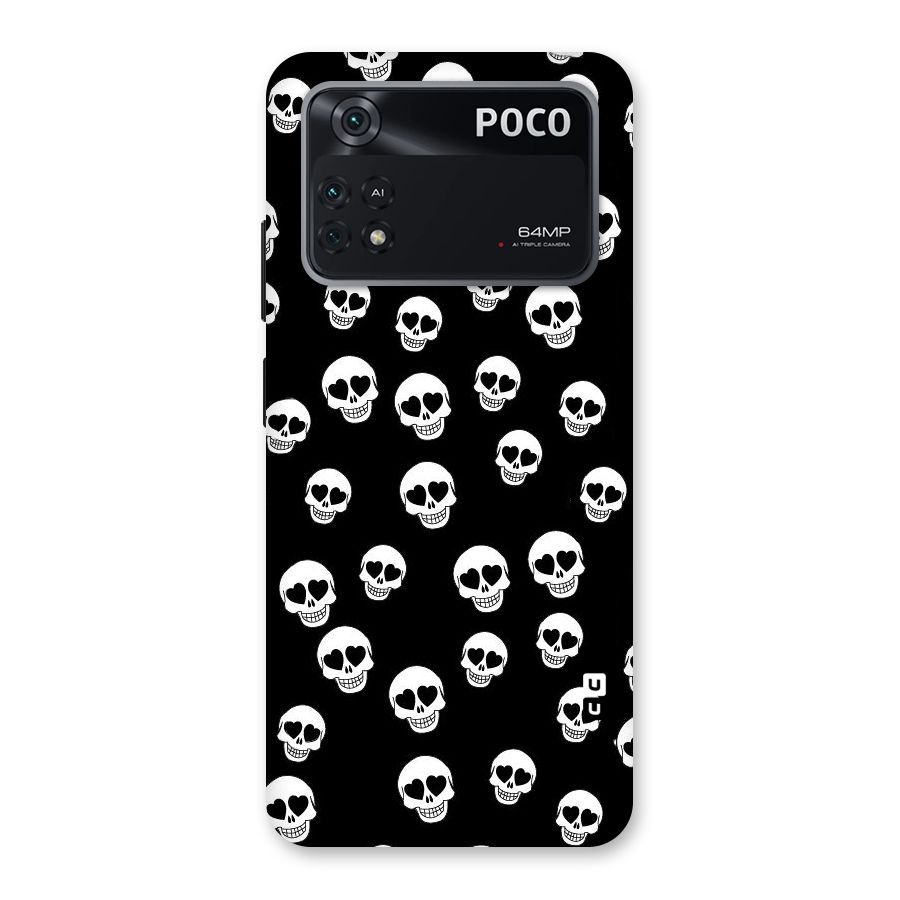 Skull Heart Back Case for Poco M4 Pro 4G