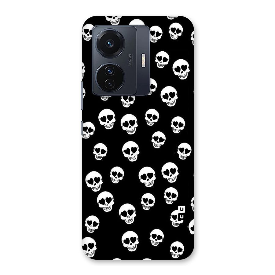 Skull Heart Back Case for Vivo T1 Pro