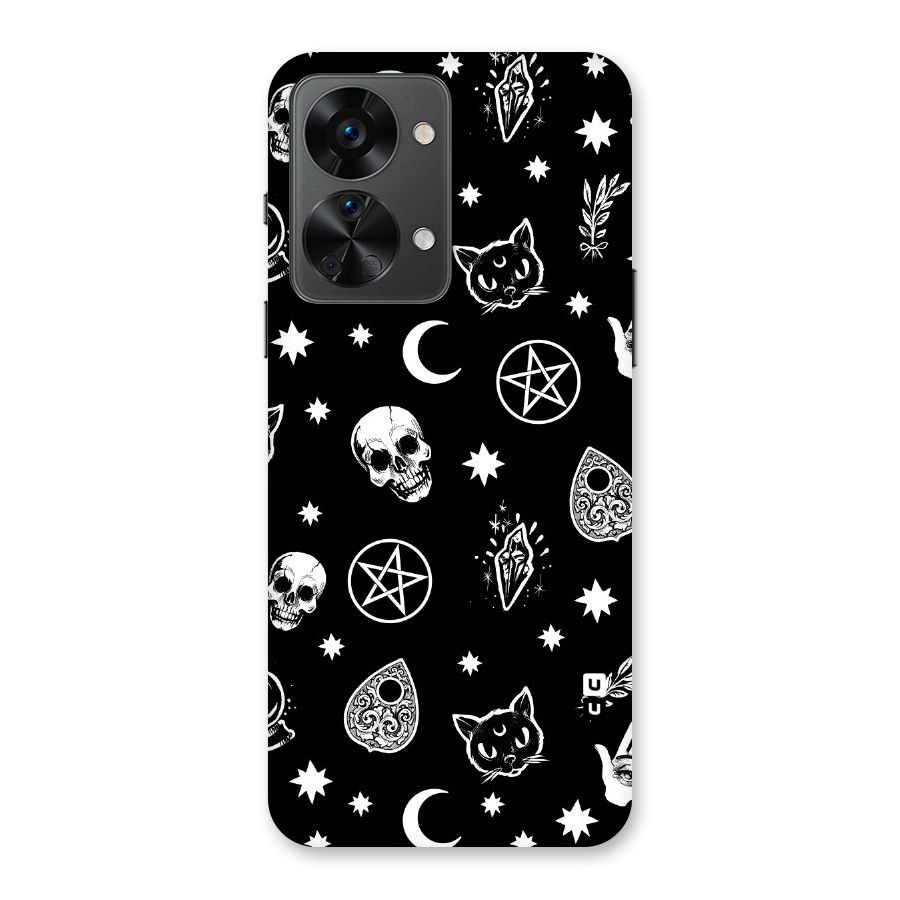 Skull Moon Design Back Case for OnePlus Nord 2T