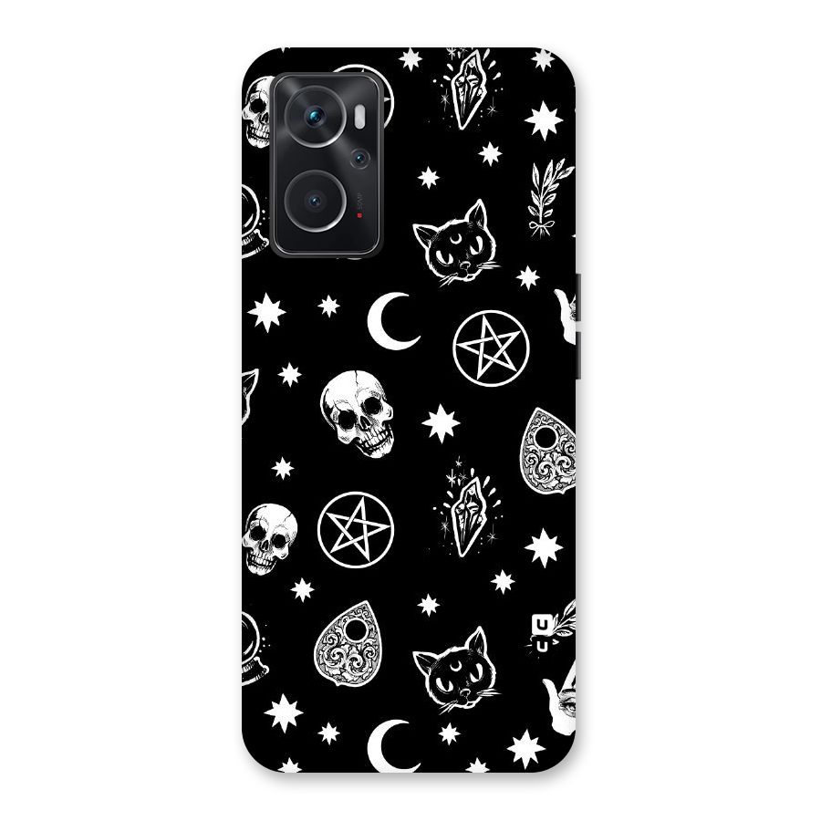 Skull Moon Design Back Case for Oppo K10 4G
