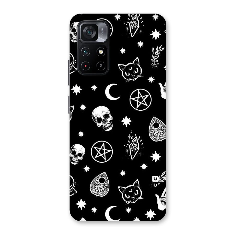 Skull Moon Design Back Case for Poco M4 Pro 5G