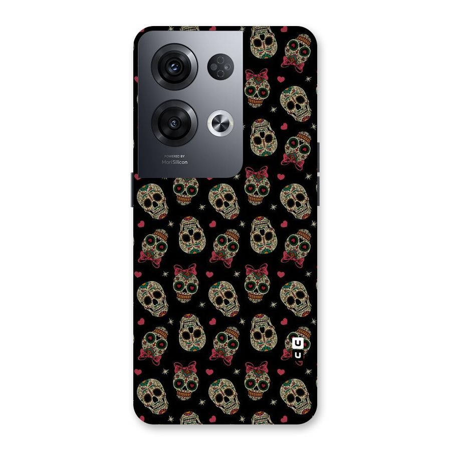Skull Pattern Back Case for Oppo Reno8 Pro 5G