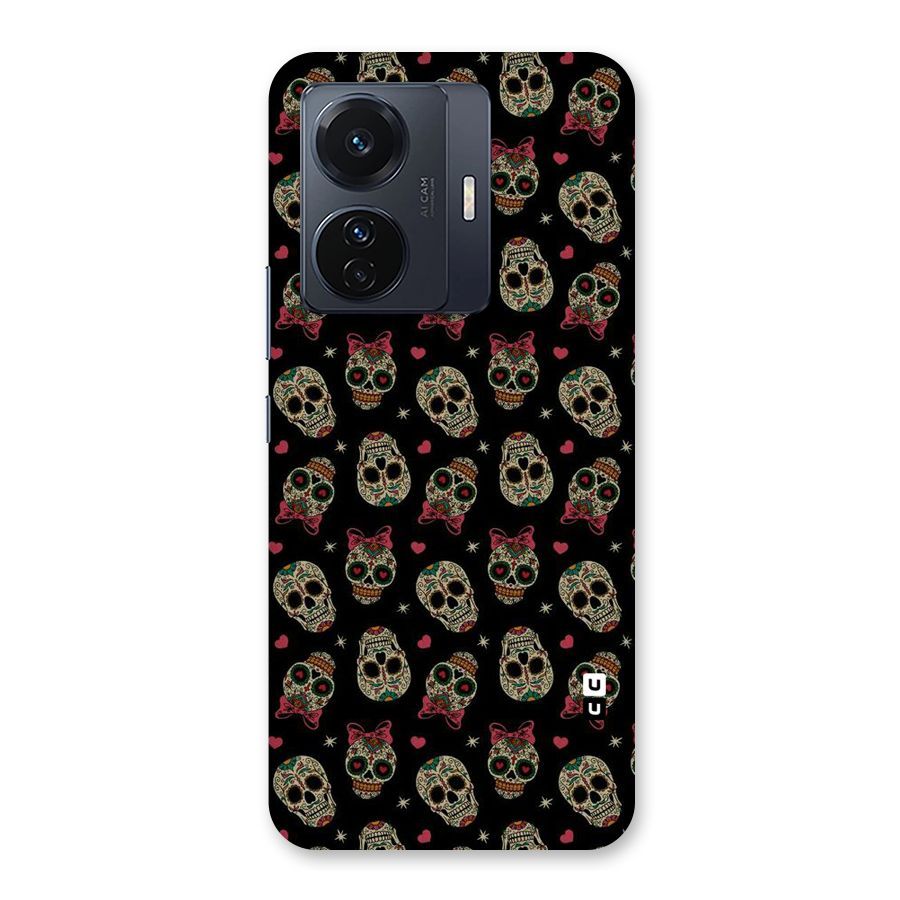 Skull Pattern Back Case for Vivo T1 Pro