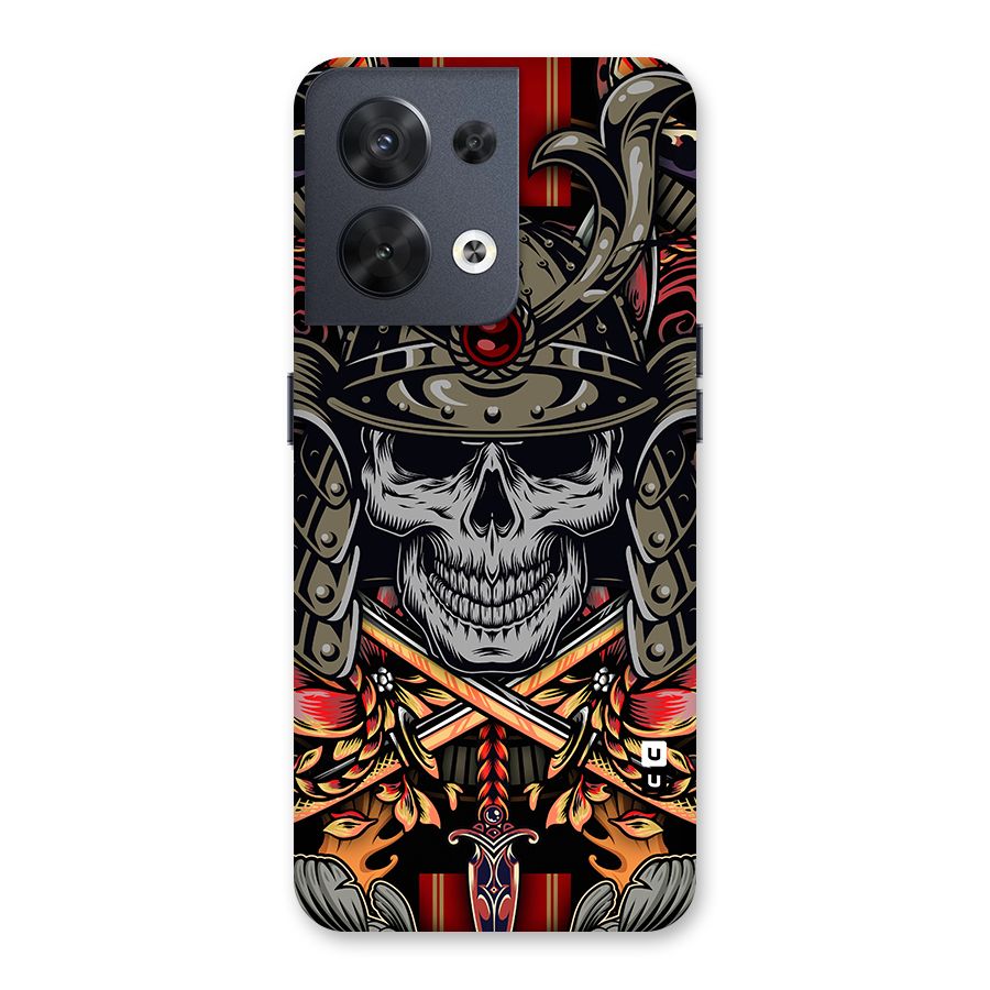 Skull Swords Snakes Back Case for Oppo Reno8 5G