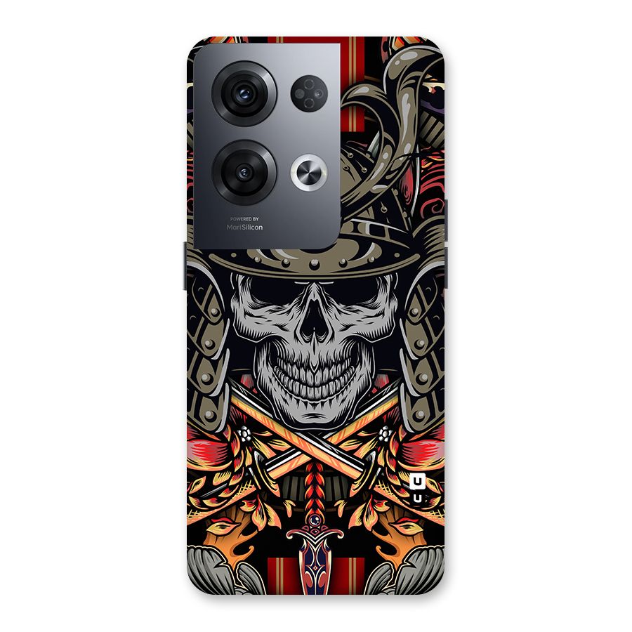 Skull Swords Snakes Back Case for Oppo Reno8 Pro 5G