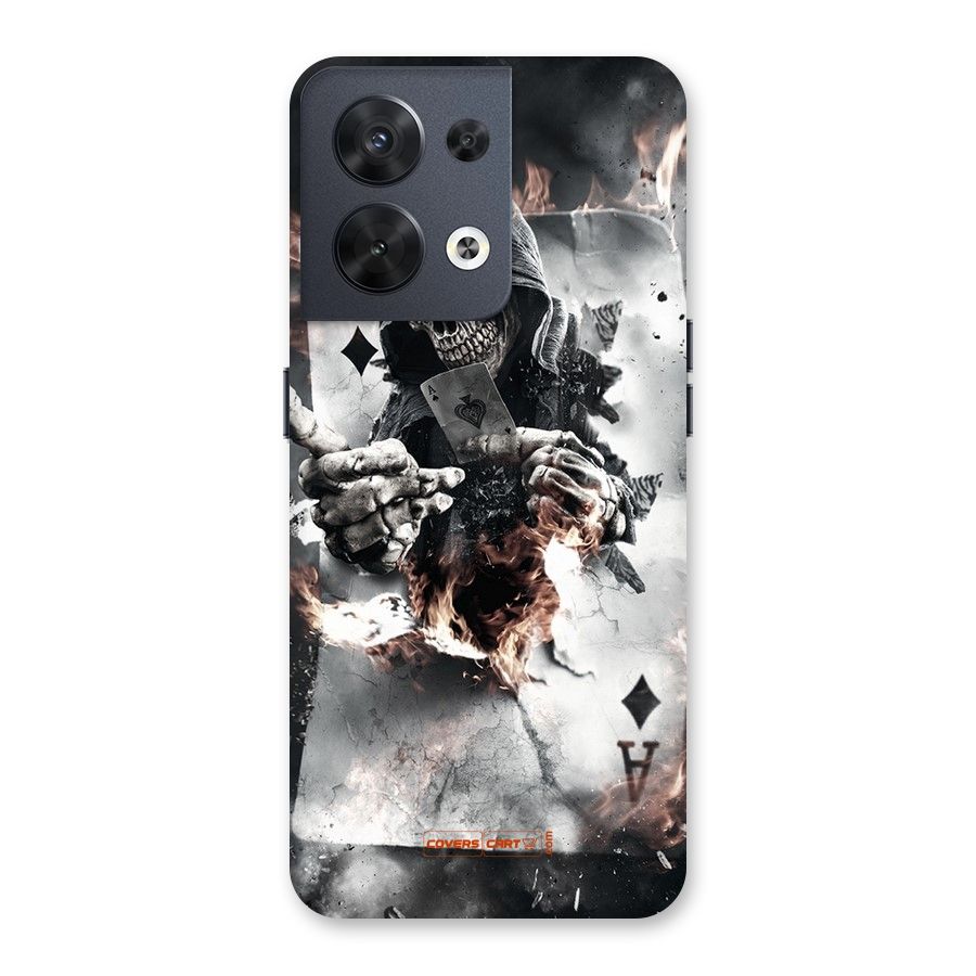 Skull with an Ace Back Case for Oppo Reno8 5G