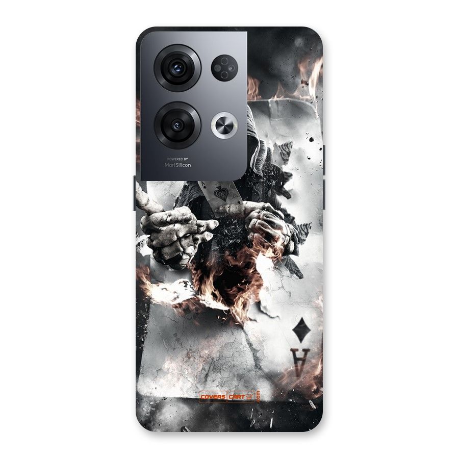 Skull with an Ace Back Case for Oppo Reno8 Pro 5G