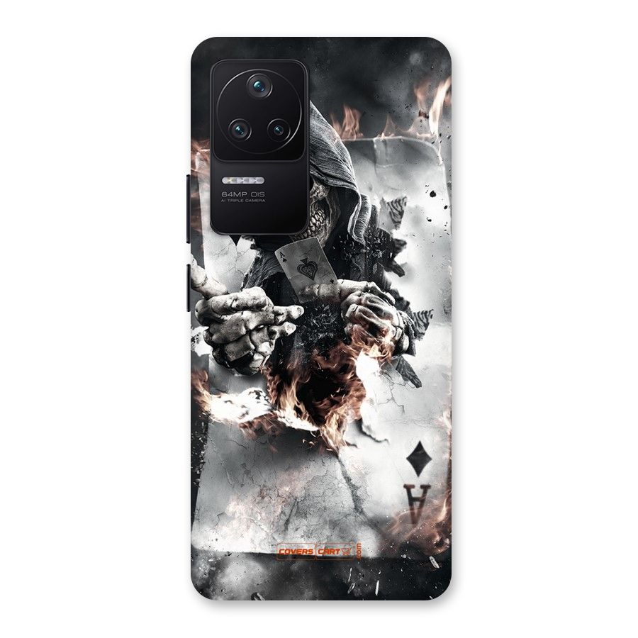 Skull with an Ace Back Case for Poco F4 5G