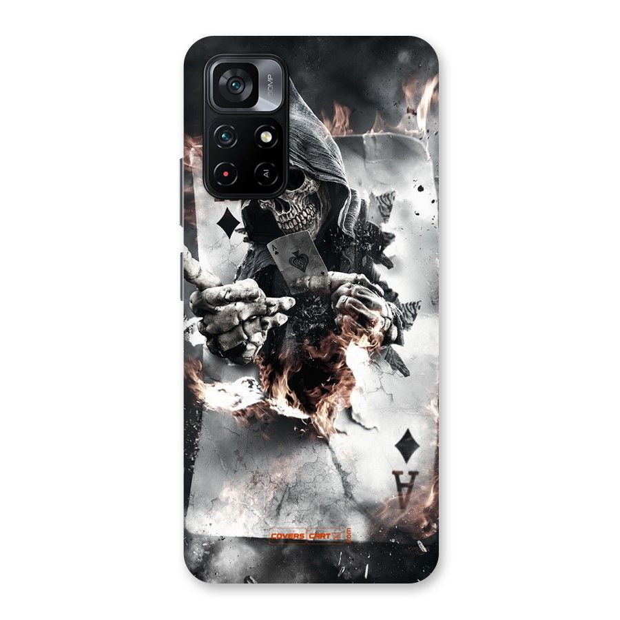Skull with an Ace Back Case for Poco M4 Pro 5G