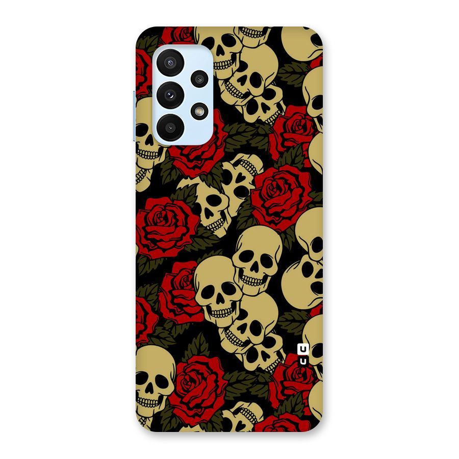 Skulled Roses Back Case for Galaxy A23