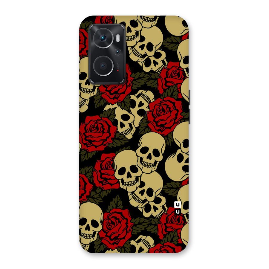 Skulled Roses Back Case for Oppo K10 4G