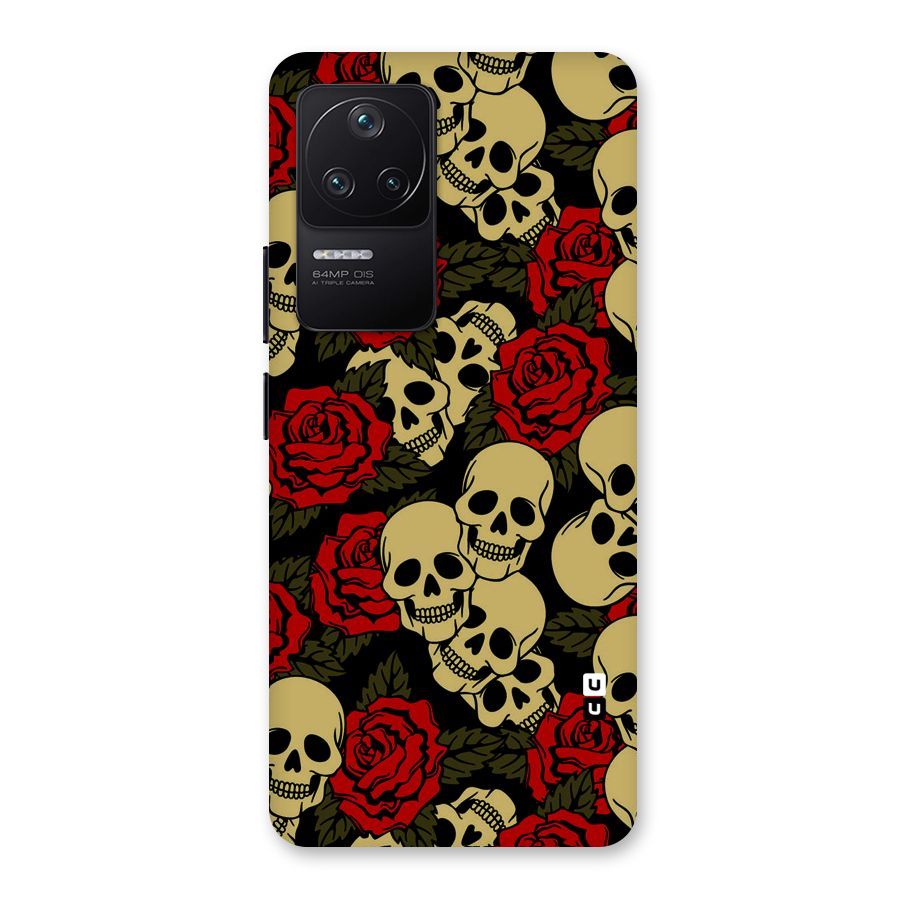Skulled Roses Back Case for Poco F4 5G