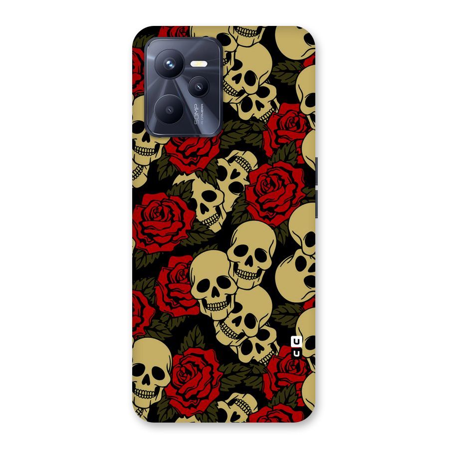 Skulled Roses Back Case for Realme C35