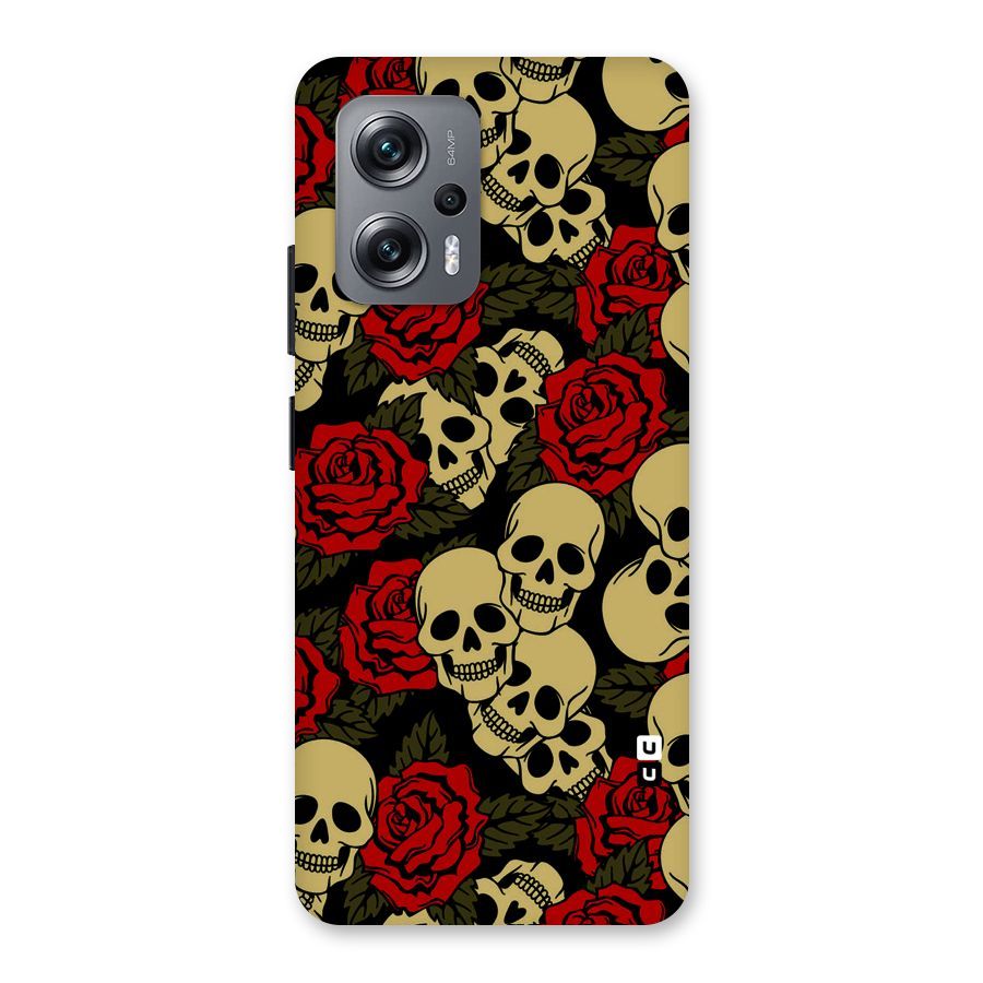 Skulled Roses Back Case for Redmi K50i