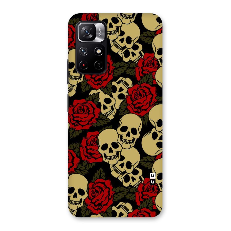 Skulled Roses Back Case for Redmi Note 11T 5G