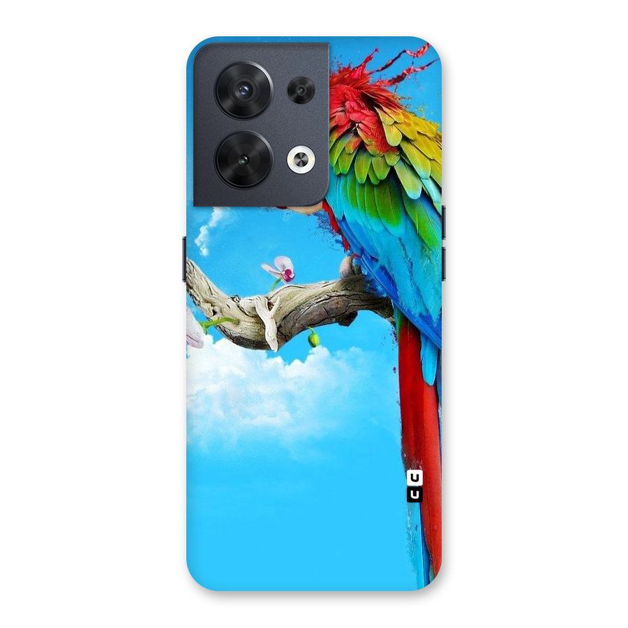 Sky Parrot Back Case for Oppo Reno8 5G