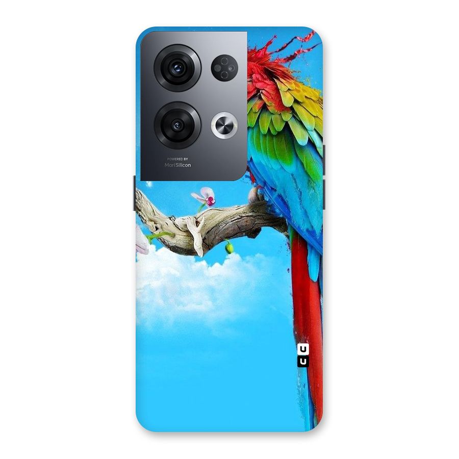 Sky Parrot Back Case for Oppo Reno8 Pro 5G