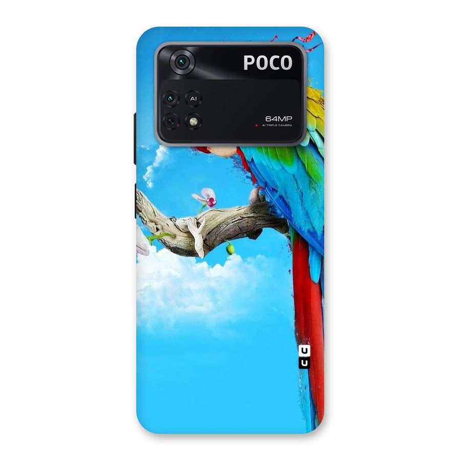 Sky Parrot Back Case for Poco M4 Pro 4G