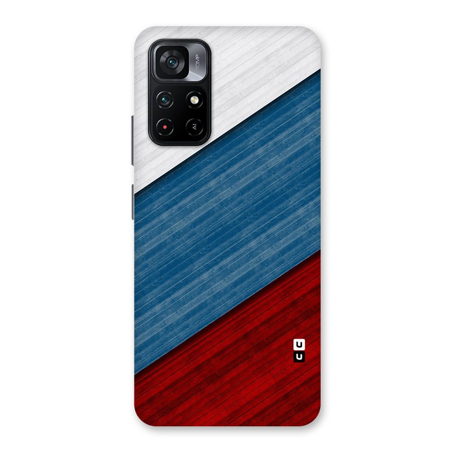 Slant Beautiful Stripe Back Case for Poco M4 Pro 5G