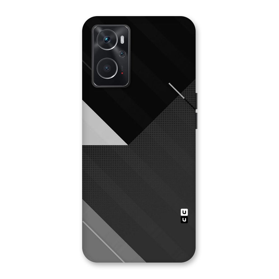 Slant Grey Back Case for Oppo K10 4G