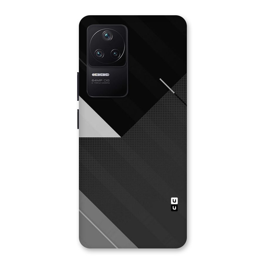Slant Grey Back Case for Poco F4 5G