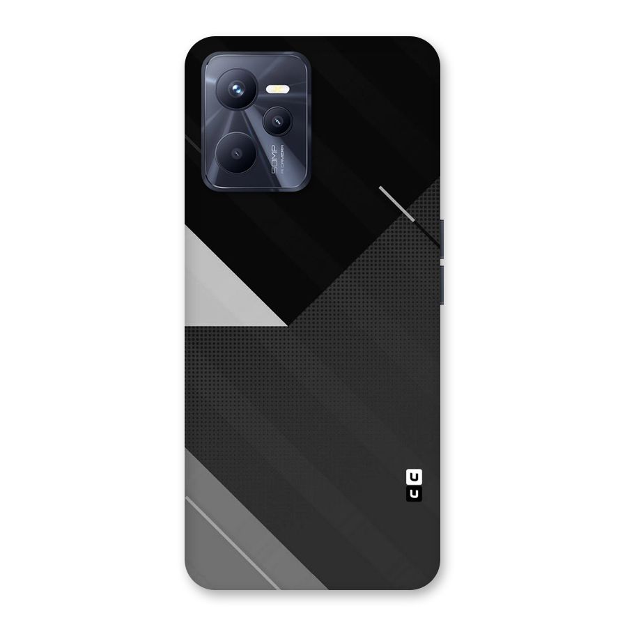 Slant Grey Back Case for Realme C35